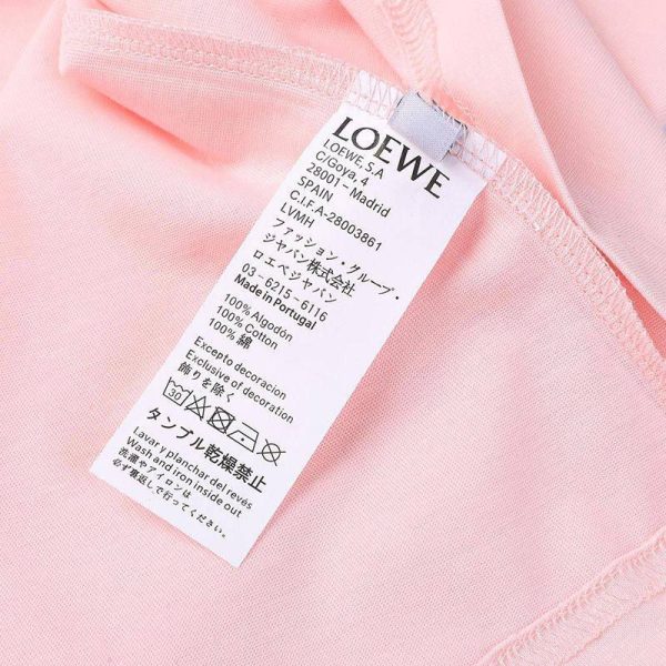 人気No1 ロエベ Tシャツコピー アナグラム ブローチプリント 半袖 loh07937 - 画像 (8)