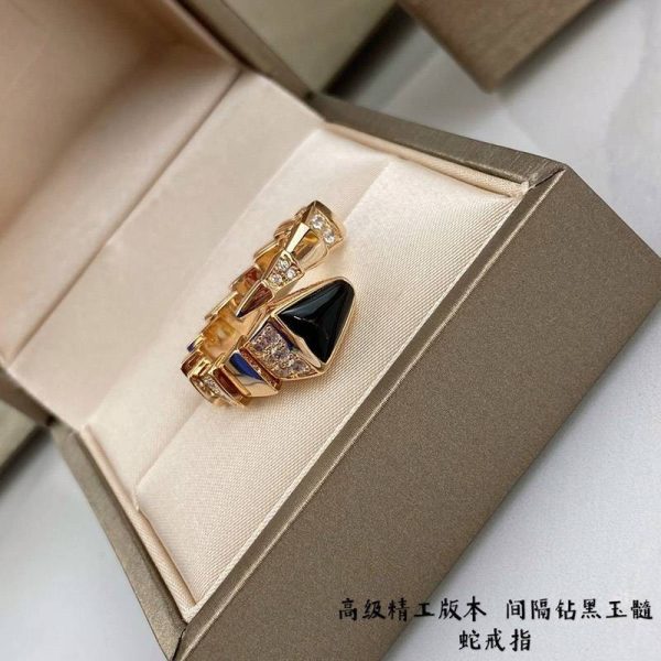 ギフトに最適♪ブルガリ セルペンティ リング パロディ Buh05584 - 画像 (3)