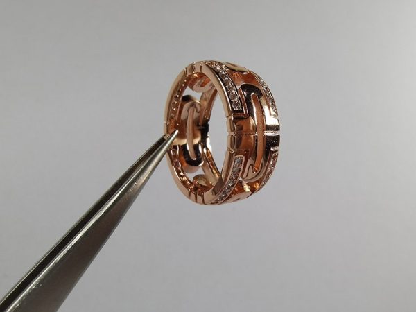 定番　綺麗なブルガリ ダイヤ 18Kゴールド リング スーパーコピーN級品 Buf75119 - 画像 (7)