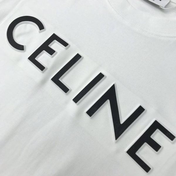 大人気!!新色セリーヌ ルーズ Tシャツ スーパーコピー コットン ホワイト Ced29756 - 画像 (4)