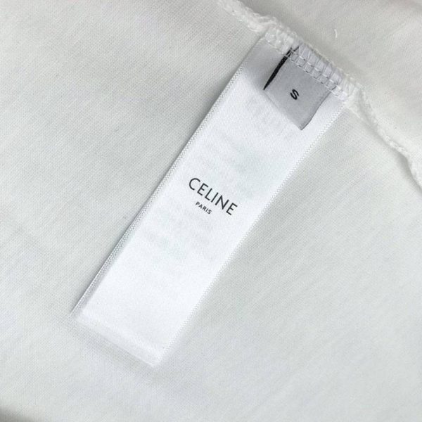 大人気!!新色セリーヌ ルーズ Tシャツ スーパーコピー コットン ホワイト Ced29756 - 画像 (6)