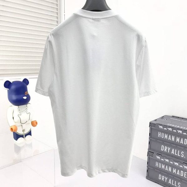大人気！セリーヌ ルーズ Tシャツ 偽物 コットン ホワイト Cek79458 - 画像 (2)