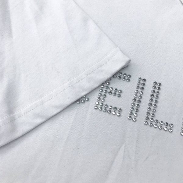 大人気！セリーヌ ルーズ Tシャツ 偽物 コットン ホワイト Cek79458 - 画像 (5)