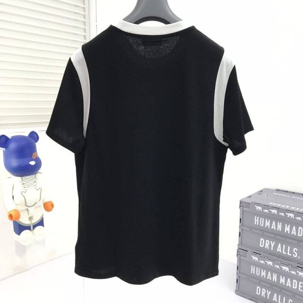 最安値挑戦セリーヌ パリ ボクシーTシャツ 偽物 コットン ホワイト&ブラック Cew26552 - 画像 (2)