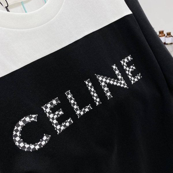 一目惚れ♪セリーヌ ルーズ Tシャツ 偽物 コットン Cef20479 - 画像 (6)