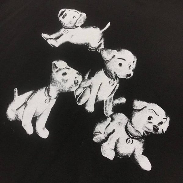 人気No1セリーヌ アーティストプリント ルーズTシャツ コピー/ コットン ブラック Cez86971 - 画像 (4)
