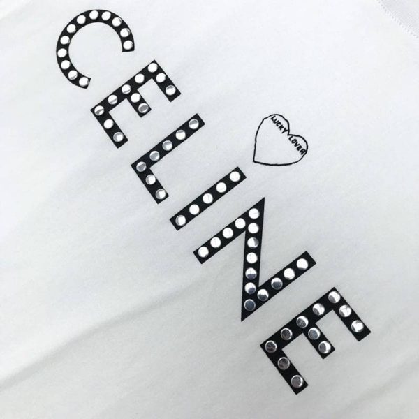 最安値挑戦セリーヌ アーティストプリント Tシャツ 偽物 / コットン ホワイト Cec87975 - 画像 (4)
