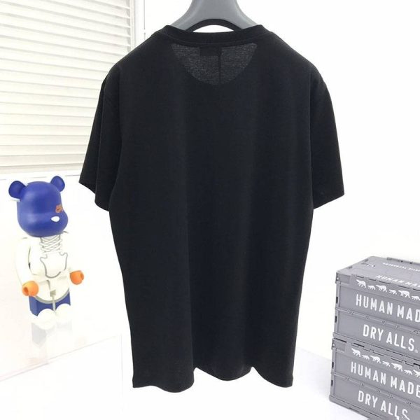 超話題!セリーヌ アーティストプリント Tシャツ コピー / コットン ブラック Cen88935 - 画像 (2)