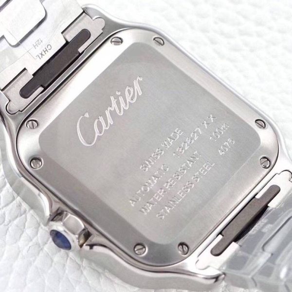 世界中で大人気♪カルティエ サントス ドゥ カルティエ MM コピー ステンレス・ピンクゴールド kah73418 - 画像 (8)