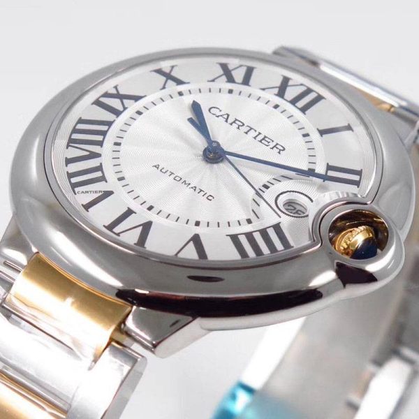 春もの新作カルティエ  バロンブルー42mm スーパーコピー kaq18023 - 画像 (2)