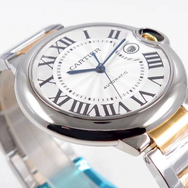 春もの新作カルティエ  バロンブルー42mm スーパーコピー kaq18023 - 画像 (3)