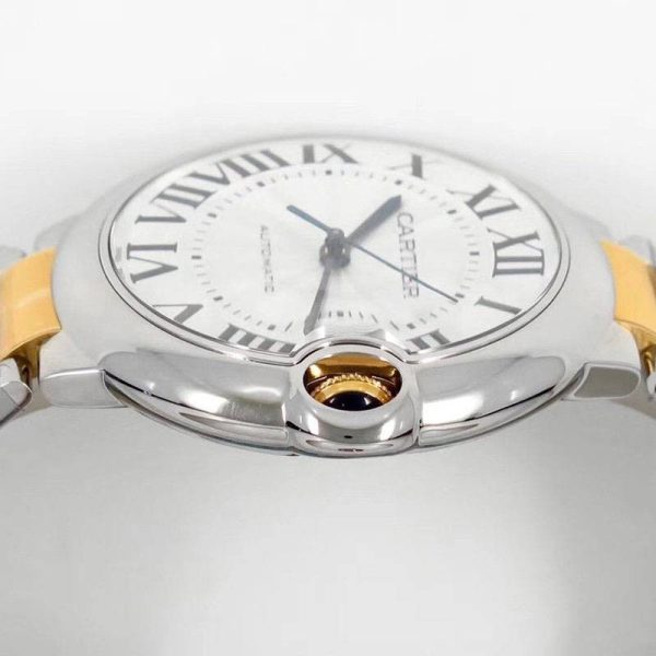 春もの新作カルティエ  バロンブルー42mm スーパーコピー kaq18023 - 画像 (7)