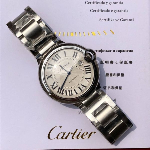 《大人気》カルティエ 偽物 バロンブルー ４２ｍｍ kaw47767 - 画像 (4)