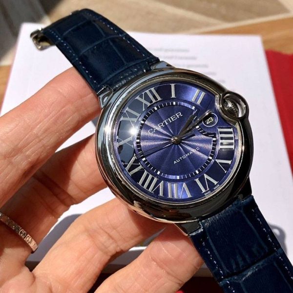 ☆超人気☆カルティエ バロンブルー ４２ｍｍ 偽物 kau14992 - 画像 (2)
