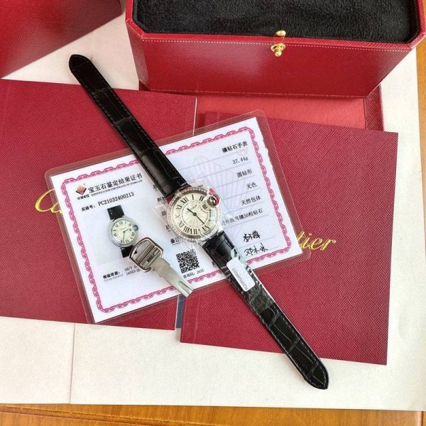 大人気！カルティエ バロンブルー ３３ｍｍ コピー kaw55093 - 画像 (2)