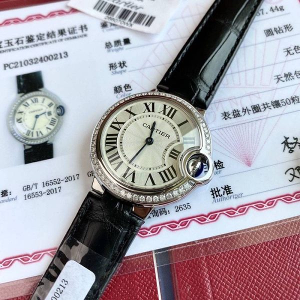 大人気！カルティエ バロンブルー ３３ｍｍ コピー kaw55093 - 画像 (4)