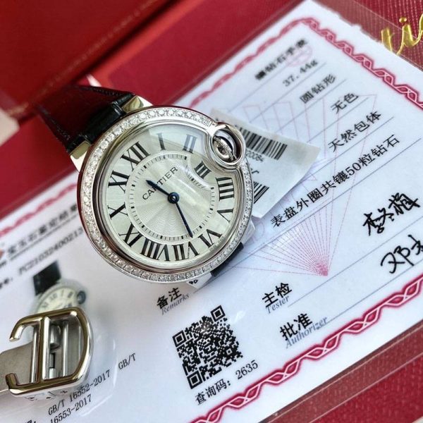 大人気！カルティエ バロンブルー ３３ｍｍ コピー kaw55093 - 画像 (5)
