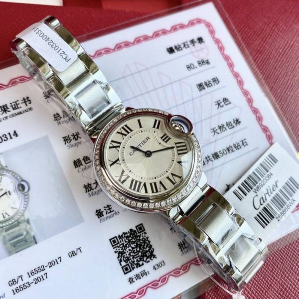 可愛いカルティエ バロンブルー ３３ｍｍ スーパーコピー kar50365 - 画像 (3)
