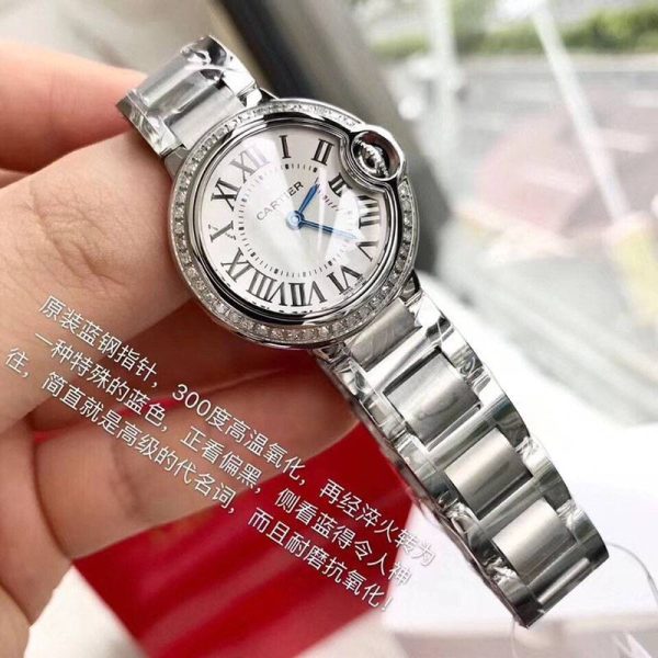 ☆超人気☆カルティエ バロンブルー ２８ｍｍ 偽物 W4BB0015 - 画像 (3)