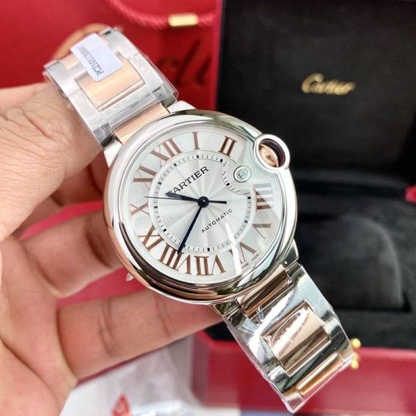 超話題!カルティエ バロンブルー ４２ｍｍ スーパーコピー W6920095 - 画像 (2)