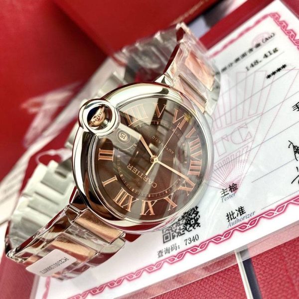 最安値挑戦カルティエ バロンブルー ４２ｍｍ コピー W6920032 - 画像 (4)
