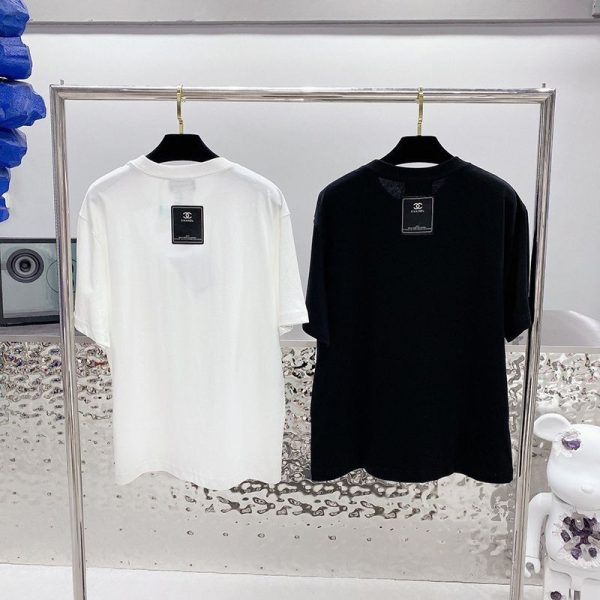 21AW新作シャネル Tシャツ パロディ プリント プレタ クルーズ 半袖 shr69847 - 画像 (2)