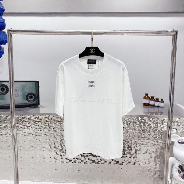21AW新作シャネル Tシャツ パロディ プリント プレタ クルーズ 半袖 shr69847 - 画像 (3)