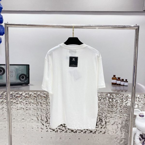 21AW新作シャネル Tシャツ パロディ プリント プレタ クルーズ 半袖 shr69847 - 画像 (4)