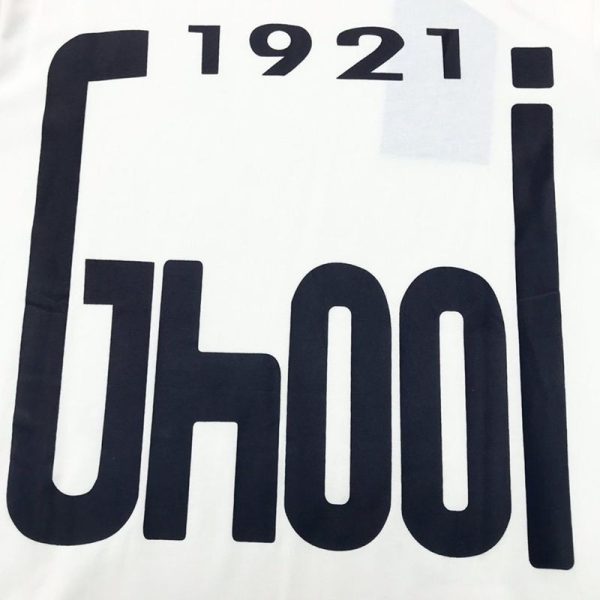 日本未入荷グッチ クリスタル"1921 グッチ" コットン Tシャツ コピー guo49445 - 画像 (4)