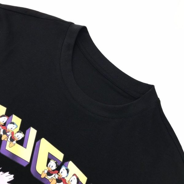 21-22AW☆グッチ x Disney コラボ・ドナルドイラストTシャツ スーパーコピー♪ gus01969 - 画像 (3)