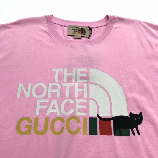 【日本未発売】グッチ x ノースフェイス 偽物 コラボ 半袖Tシャツ gut04695 - 画像 (3)