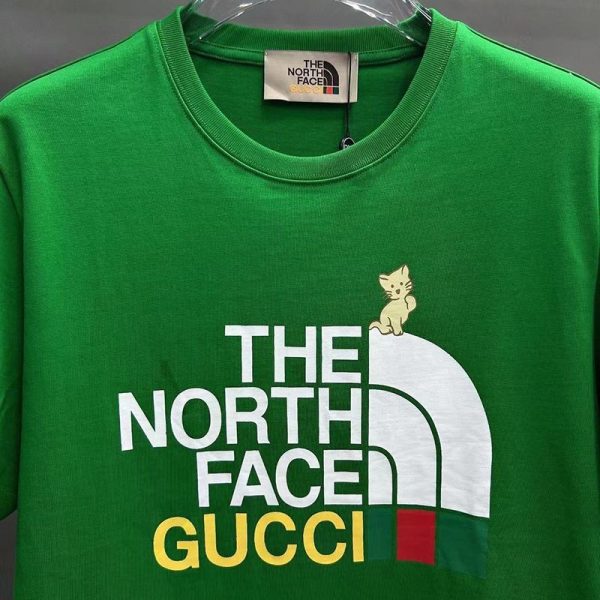 稀少グッチ x ノースフェイス スーパーコピー コラボ 半袖Tシャツ guk37972 - 画像 (2)