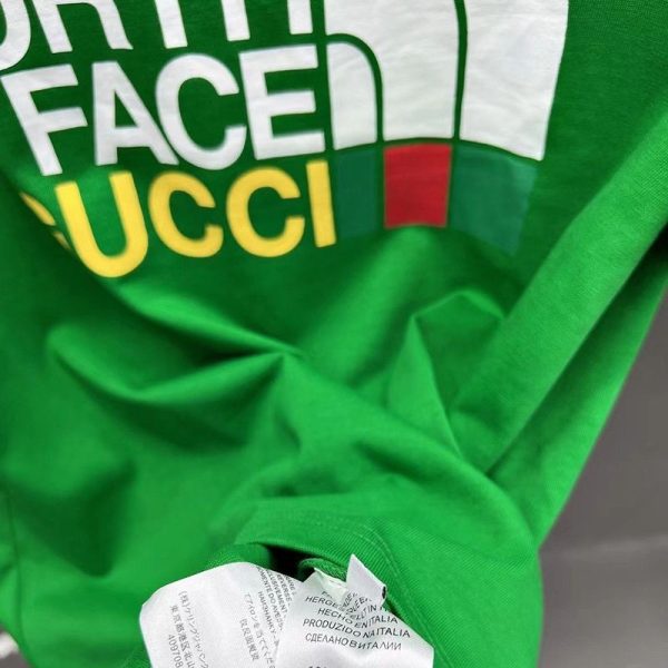 稀少グッチ x ノースフェイス スーパーコピー コラボ 半袖Tシャツ guk37972 - 画像 (4)
