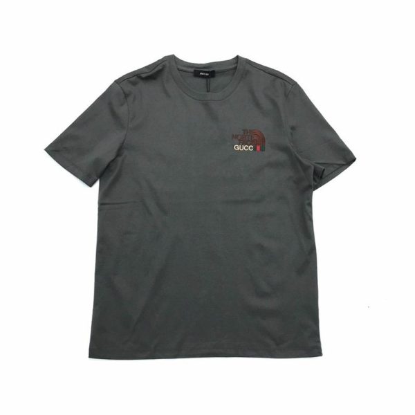セール新作グッチ x ノースフェイス コラボ 半袖Tシャツ スーパーコピー guq84892 - 画像 (2)