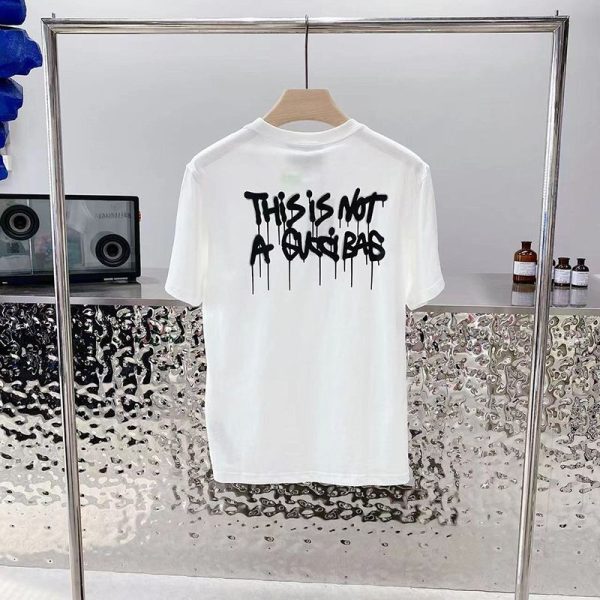 目を惹くカラー グッチ x バレンシアガ コピー コラボ 半袖Tシャツ gue70561 - 画像 (3)