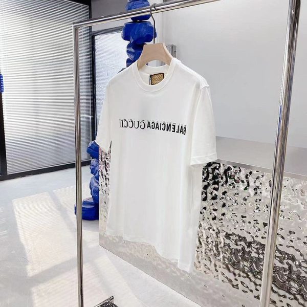 一目惚れ♪グッチ x バレンシアガ スーパーコピー コラボ 半袖Tシャツ gum47234 - 画像 (4)