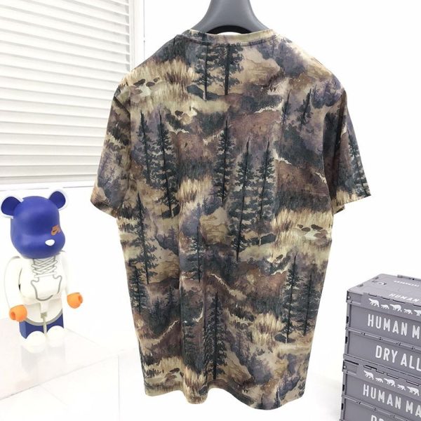 定番グッチ x ノースフェイス スーパーコピー コラボ 半袖Tシャツ guo87963 - 画像 (2)