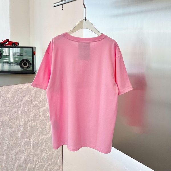 目を惹くカラーグッチ ロゴ コットンTシャツ コピー バックフラワーアップリケ gue60806 - 画像 (2)