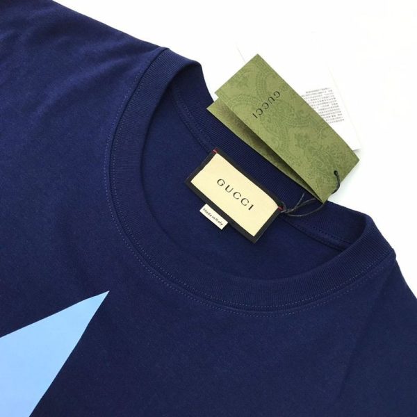 定番人気☆グッチ ロゴ コットンTシャツ コピー バックフラワーアップリケ 2色 guw17595 - 画像 (7)
