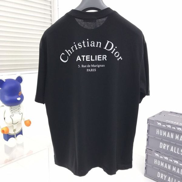 春夏新作ディオール Tシャツ コピー CD 刺繍 コラボ ライオン オーバーサイズ deg27979 - 画像 (2)