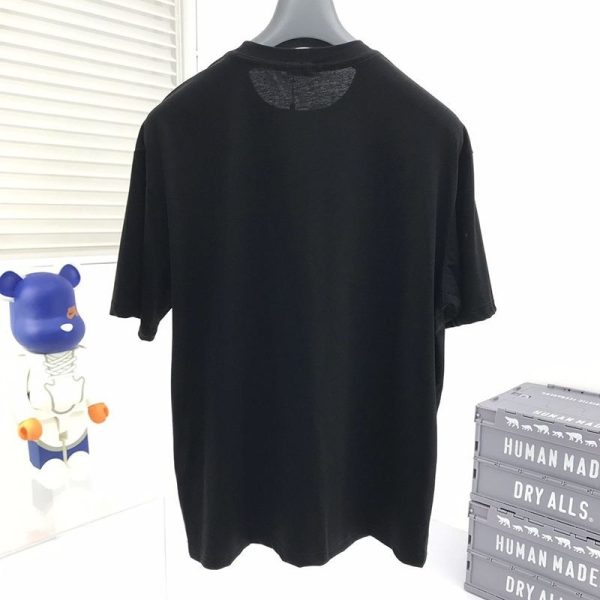 目を惹くカラー ディオール◆上質 シンプル ロゴ刺繍入り コットンジャージー Tシャツ パロディ des96750 - 画像 (2)