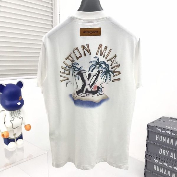 春夏新作ルイヴィトン Tシャツ トップス 半袖 メンズ レッド スーパーコピー vuk98727 - 画像 (2)
