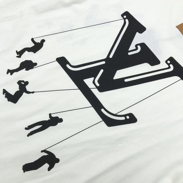 超希少！ルイヴィトン 偽物 Tシャツ トップス 半袖 メンズ レッド vul57718 - 画像 (5)