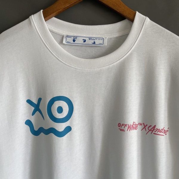 21AW新作オフホワイト グラフィティ アローロゴTシャツ コピー ofw33659 - 画像 (5)