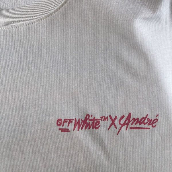 21AW新作オフホワイト グラフィティ アローロゴTシャツ コピー ofw33659 - 画像 (7)