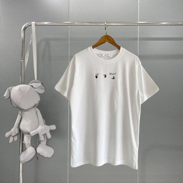 一目惚れ♪オフホワイト コピー マーカーアローコットンTシャツ ofe58168 - 画像 (2)