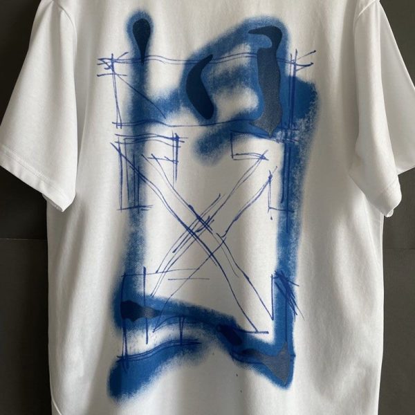 一目惚れ♪オフホワイト コピー マーカーアローコットンTシャツ ofe58168 - 画像 (3)
