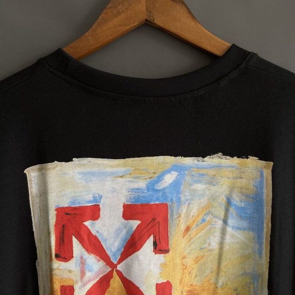 世界中で大人気♪オフホワイト グラフィティ アローロゴTシャツ コピー ofu86647 - 画像 (4)