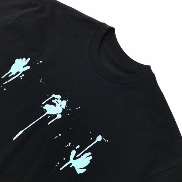 争奪戦オフホワイト グラフィティ アローロゴTシャツ スーパーコピー ofx82407 - 画像 (3)