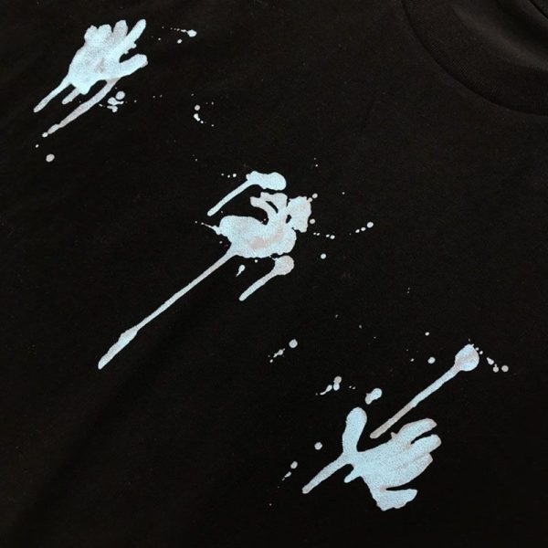 争奪戦オフホワイト グラフィティ アローロゴTシャツ スーパーコピー ofx82407 - 画像 (4)